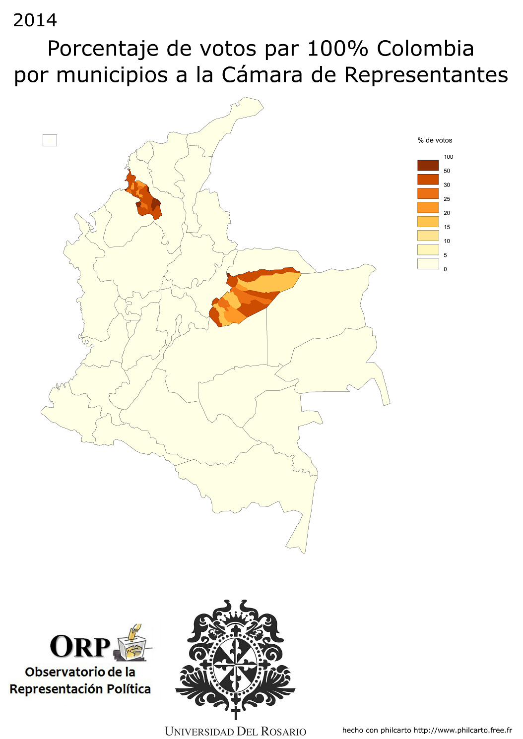 100% por Colombia votos