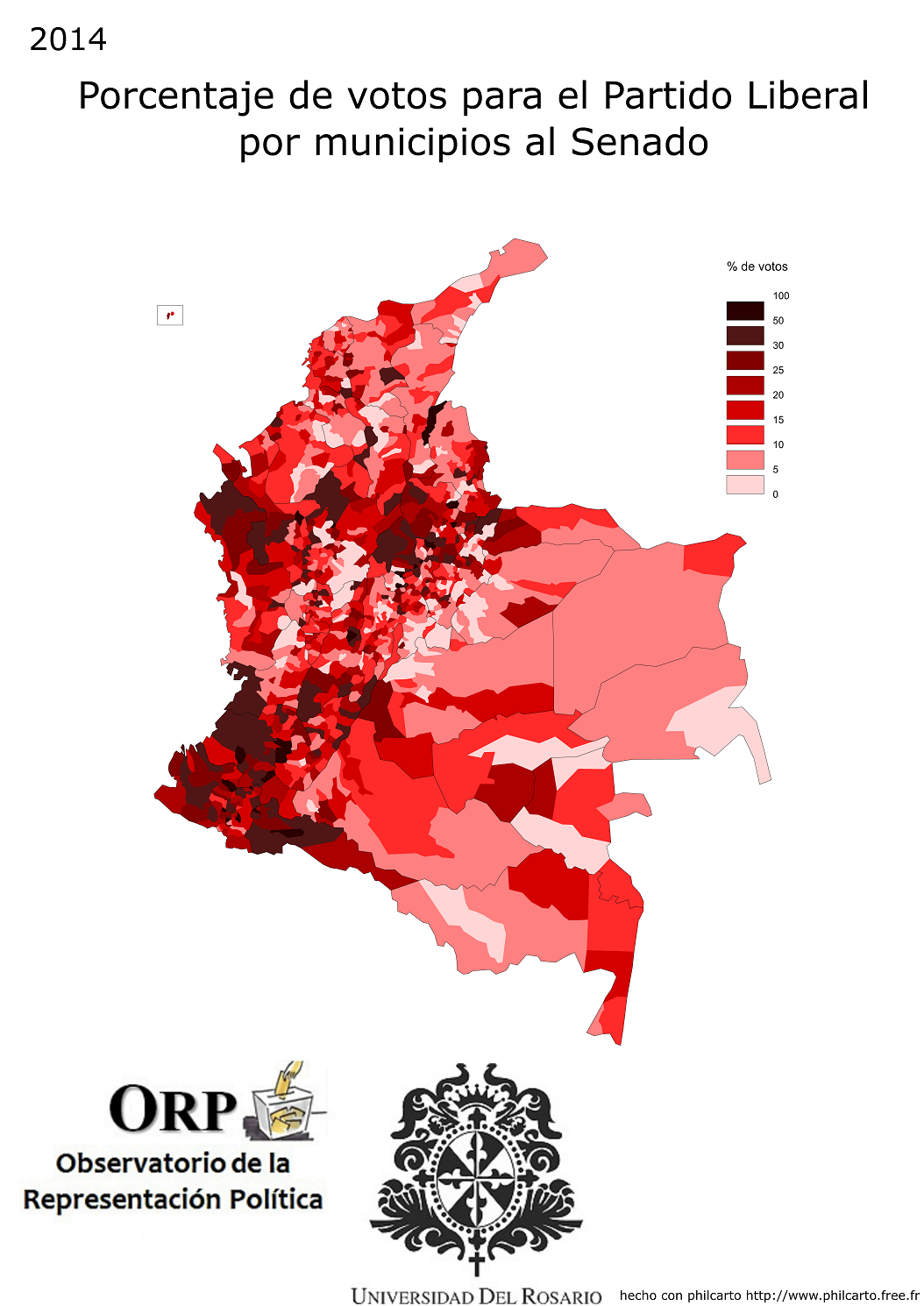 Partido liberal votos senado