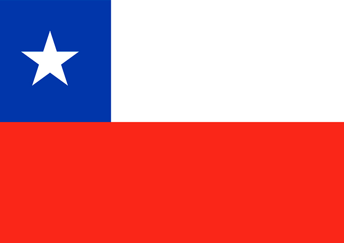 Bandera de Chile - Dominio público