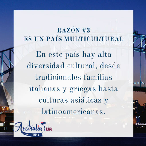 Multiculturalismo - Razón 03 para estudiar en Australia