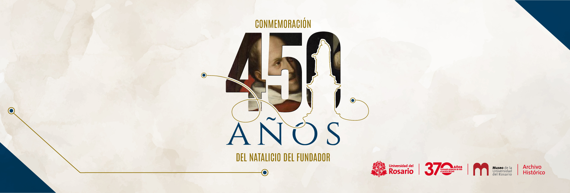 Conmemoración 450 años de natalicio del fundador desk