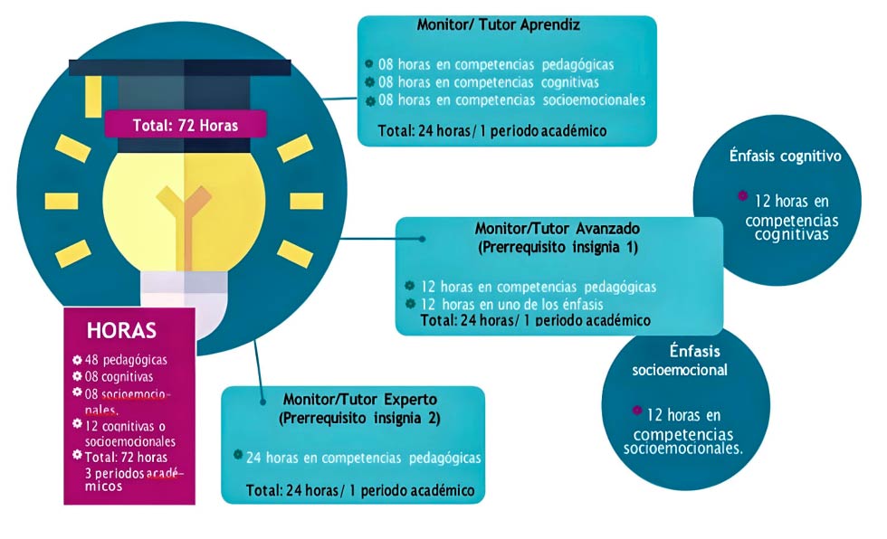 Ruta 1: Monitores Académicos, Tutores Pares,  Tutores PACTO y Monitores en Competencias Trasversales