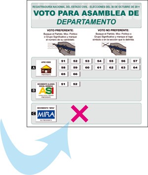 voto valido