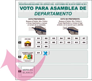 voto valido