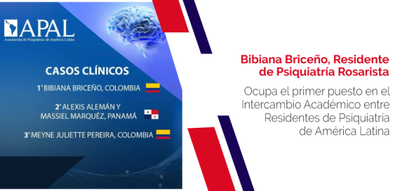 Residente Rosarista gana el primer puesto en el Intercambio Académico 