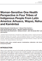 Woman-Sensitive One Health